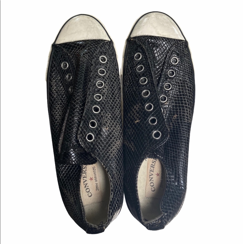 John Varvatos x Converse Snakeskin Sneakers